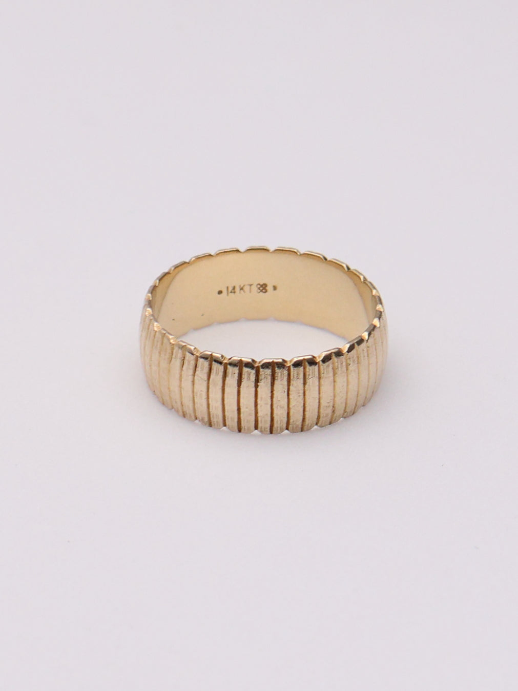 14k Textured Band Ring