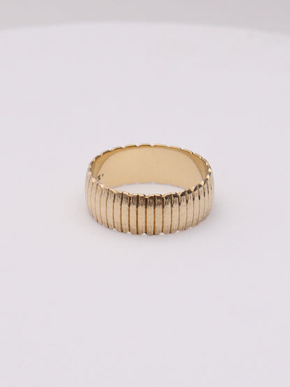 14k Textured Band Ring