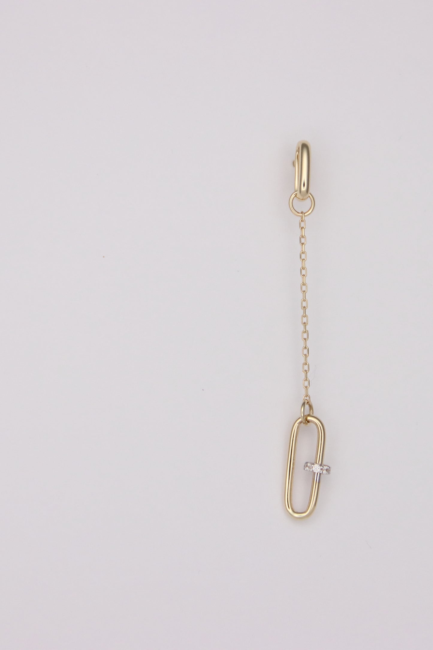 Paperclip Drop Earrings