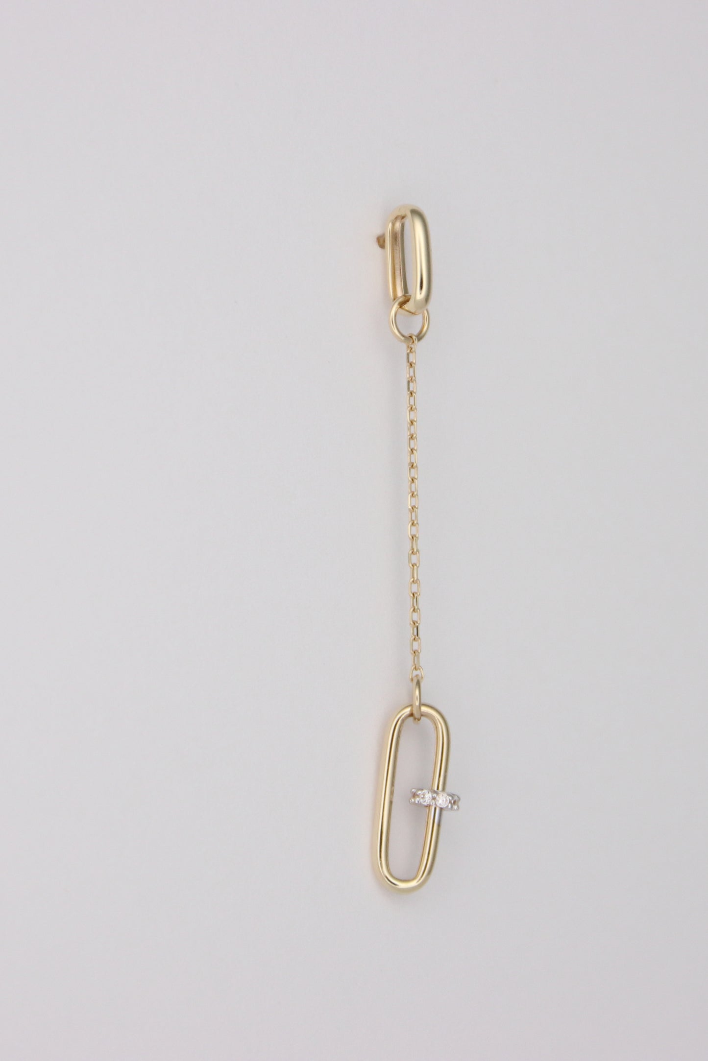 Paperclip Drop Earrings