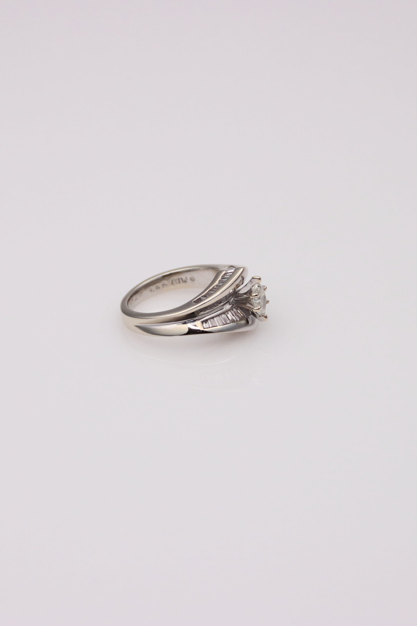 14k White Gold Marquise Engagement Ring